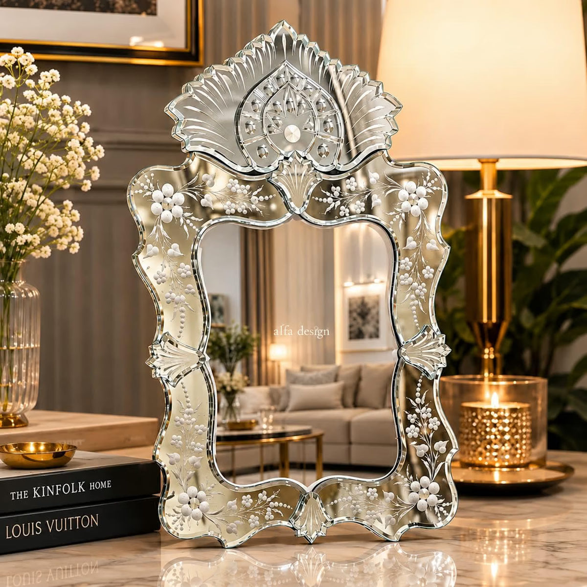Venetian Decorative Mirror, Make up Mirror