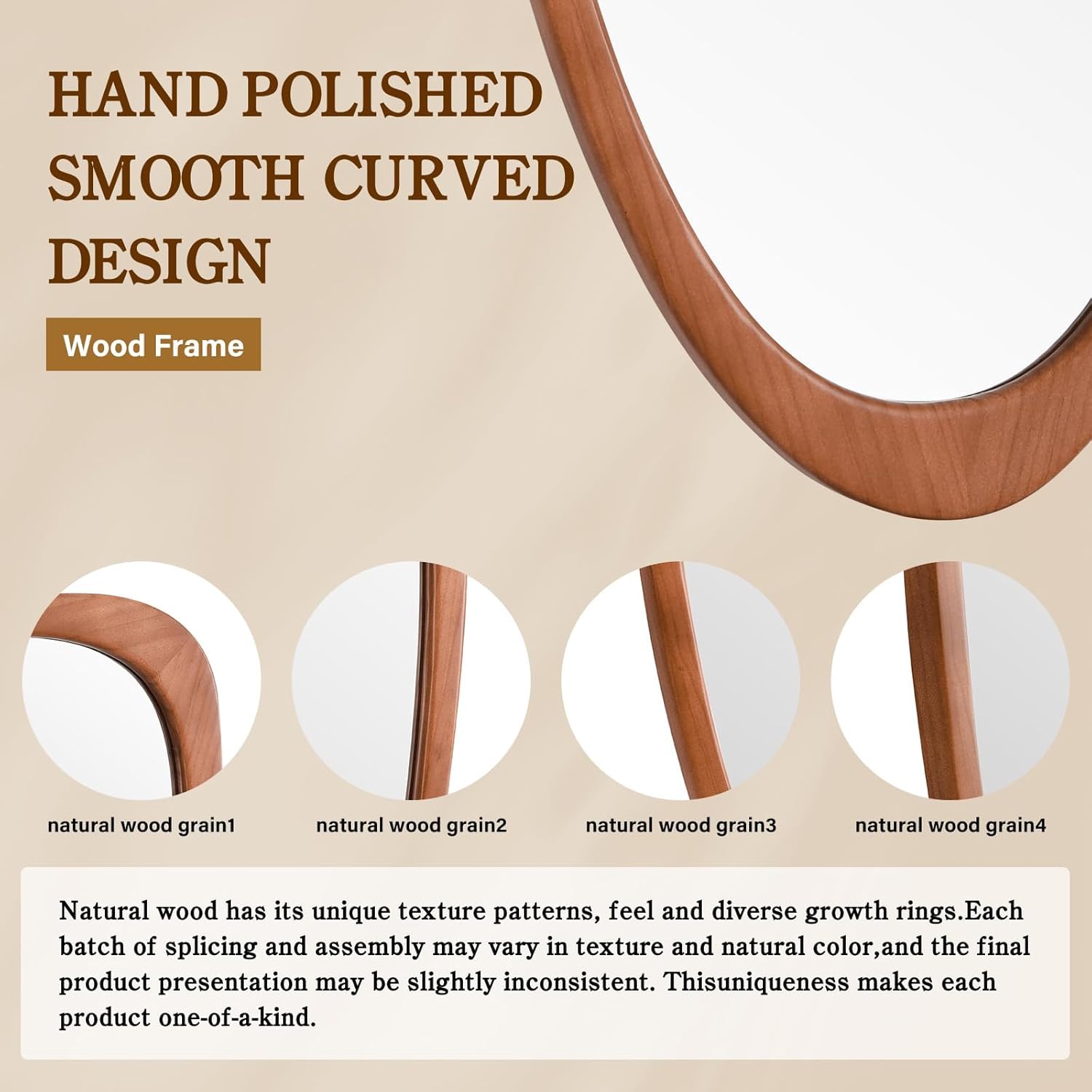 Asymmetrical Mirror Irregular Mirror Full Length