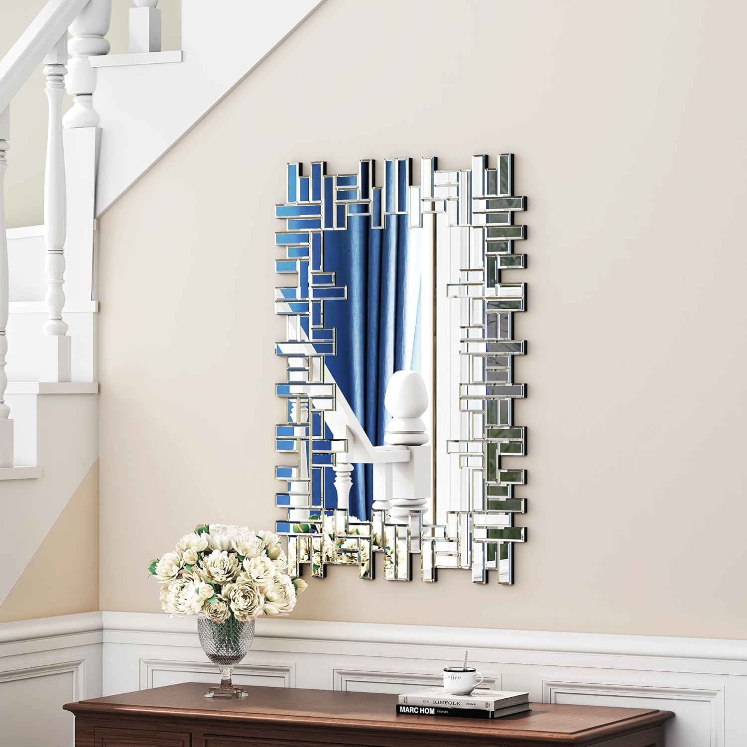 Liner Contemporary Decorative Wall Mirror