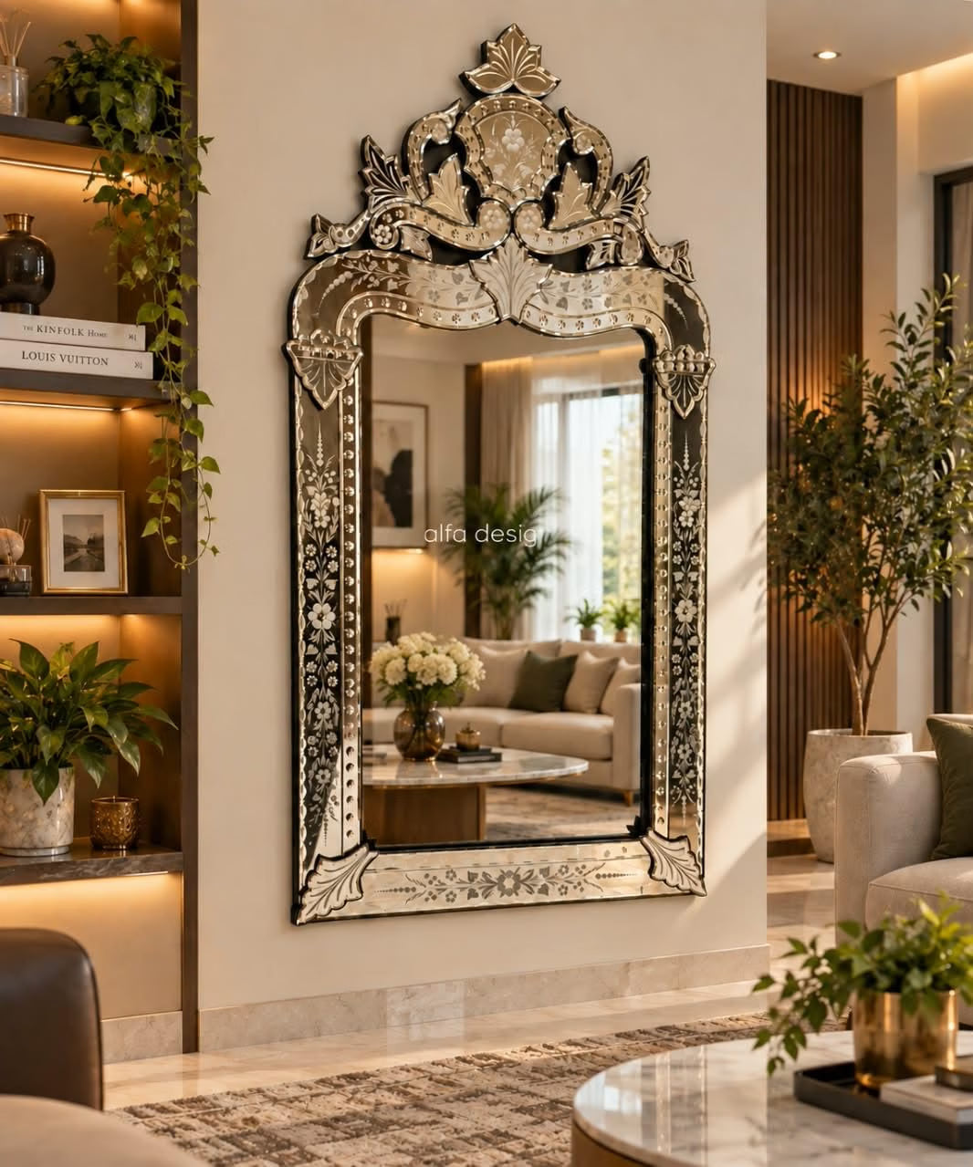 Arch Model Wall Venetian Mirror