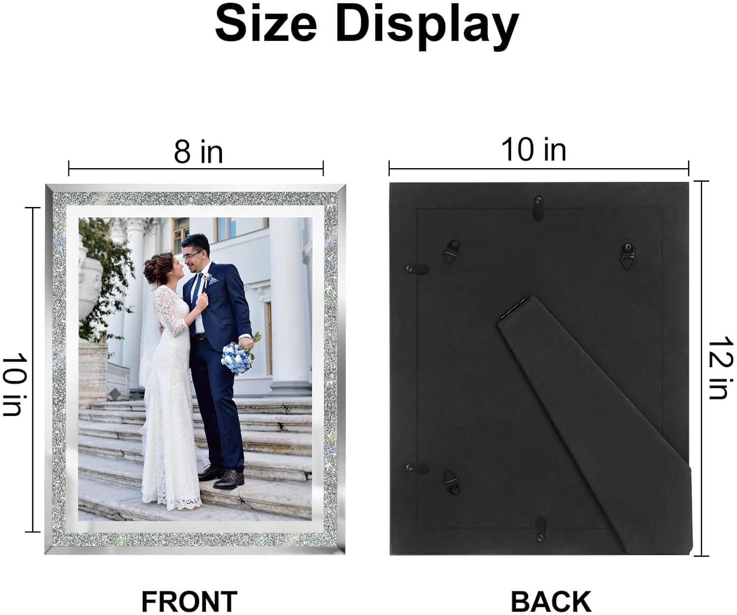 Diamond crush Photo frame Set of 2