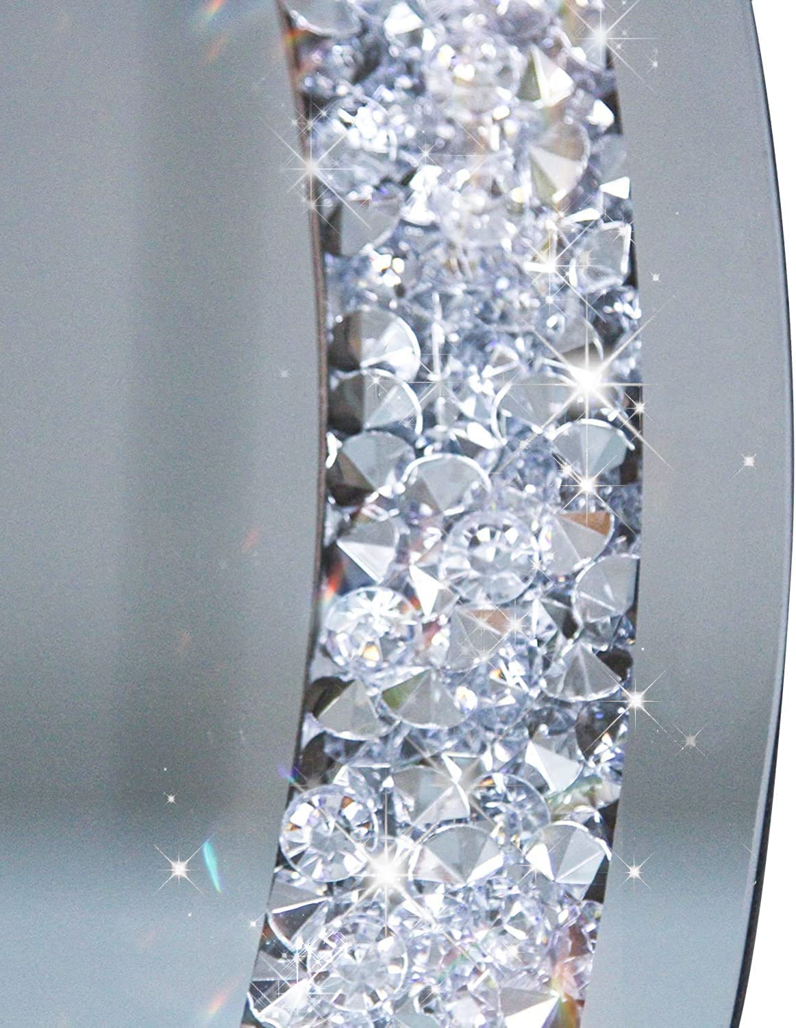 Irregular Diamond Crush Crystal Mirror