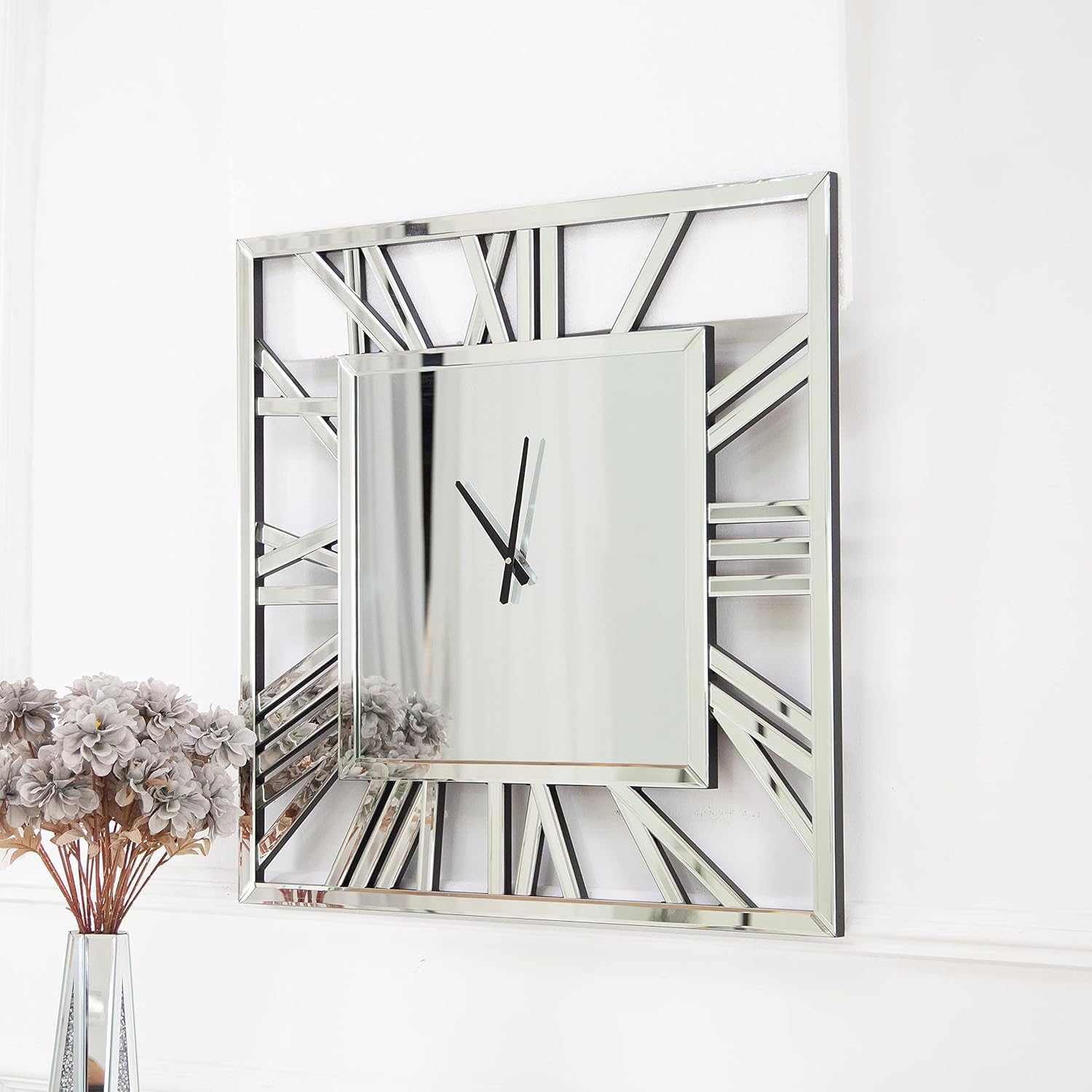 Decorative Mirror Wall Clocks, 24 Inch