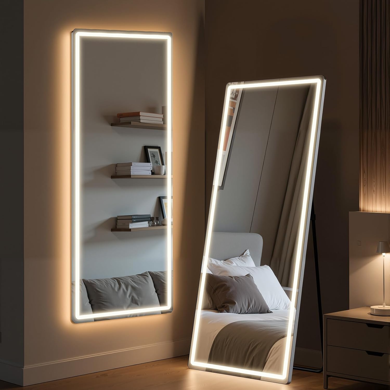 Full Length Mirror with LED Lights