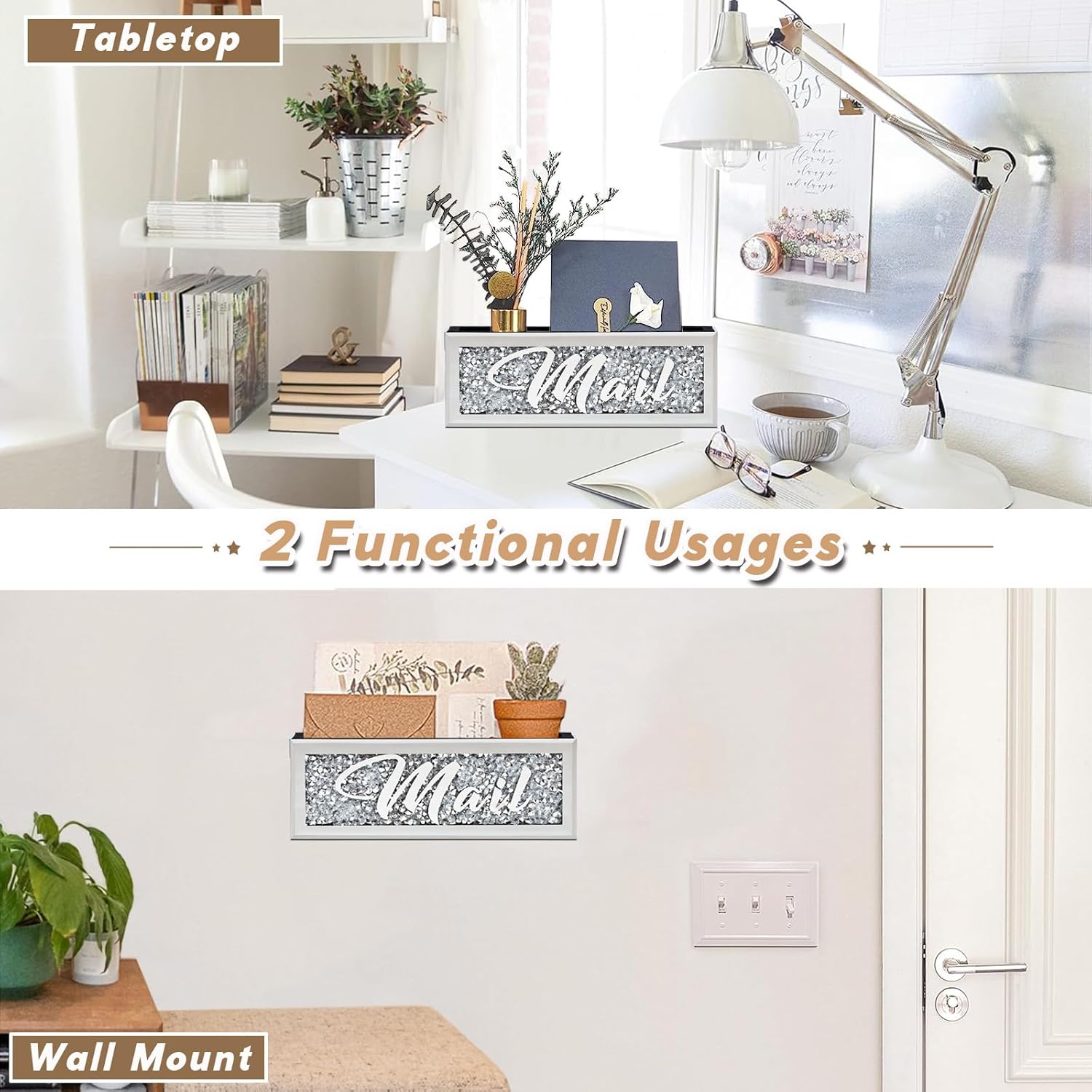 Mail Holder for for Desk & Wall