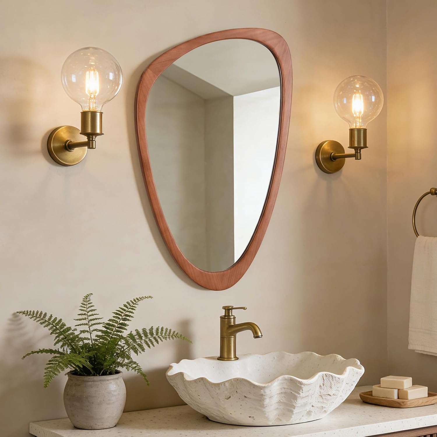Asymmetrical Mirror Irregular Mirror Full Length