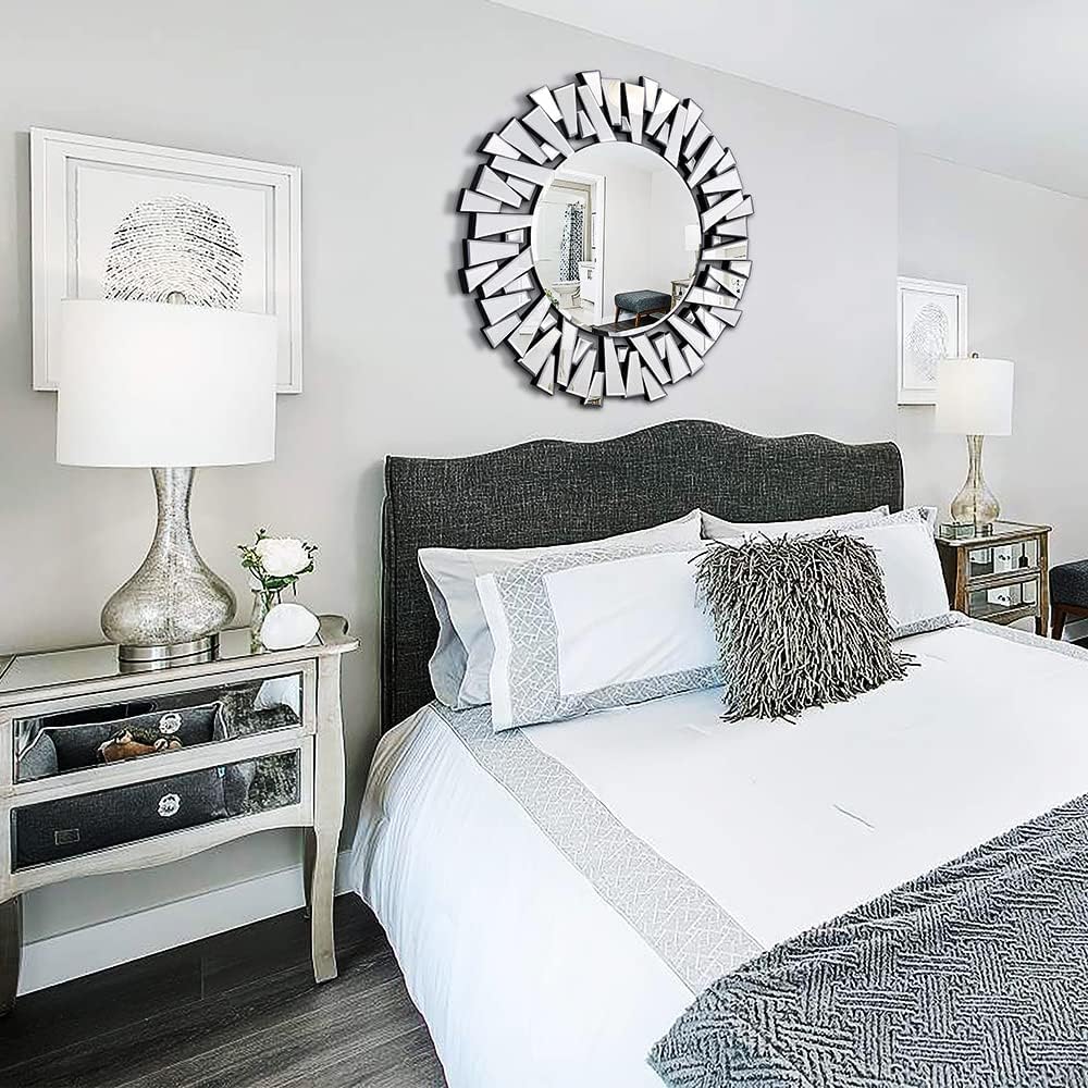 Stereoscopic Irregular Frame Wall Mirror