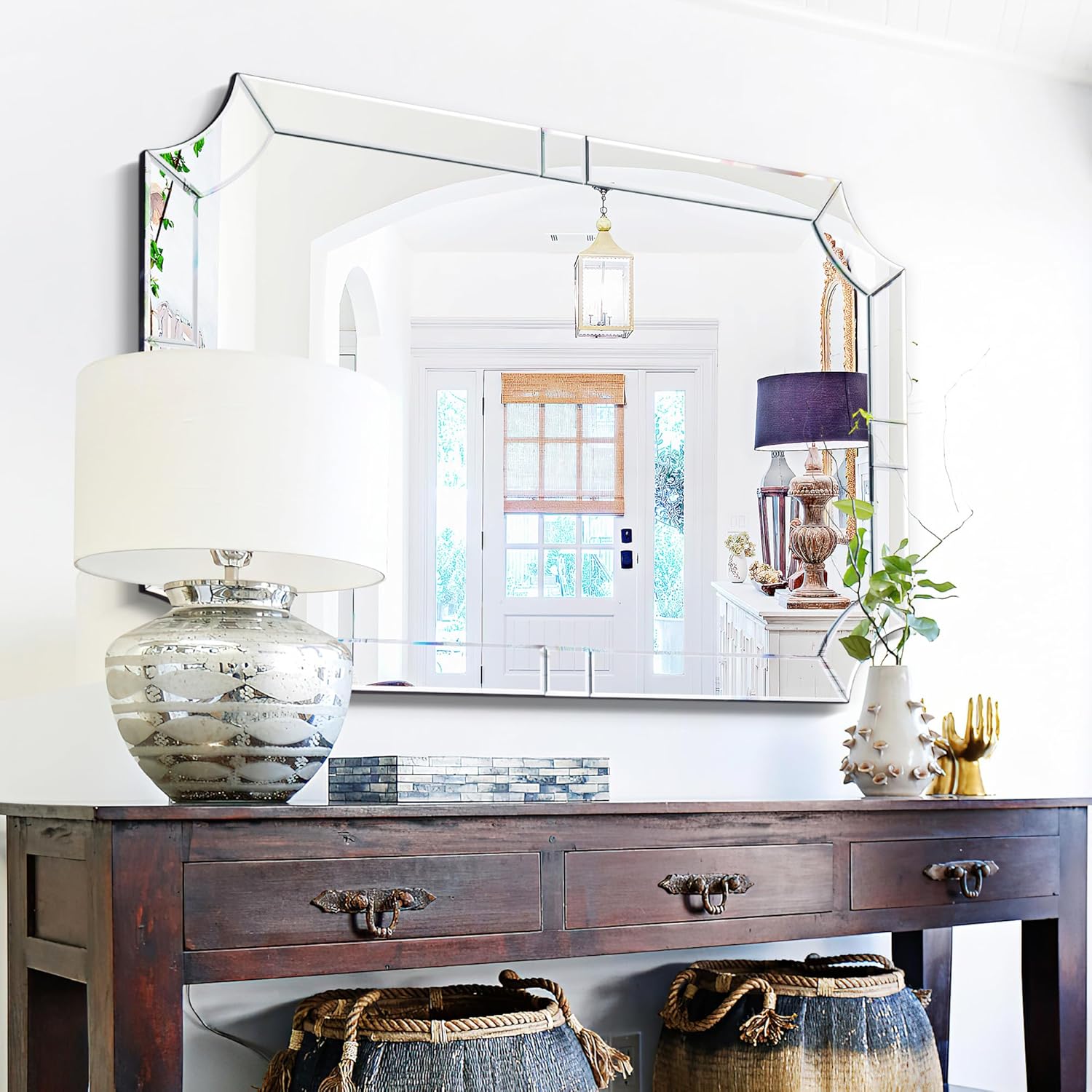 Modern Decorative Wall Mirror 36" x 24"