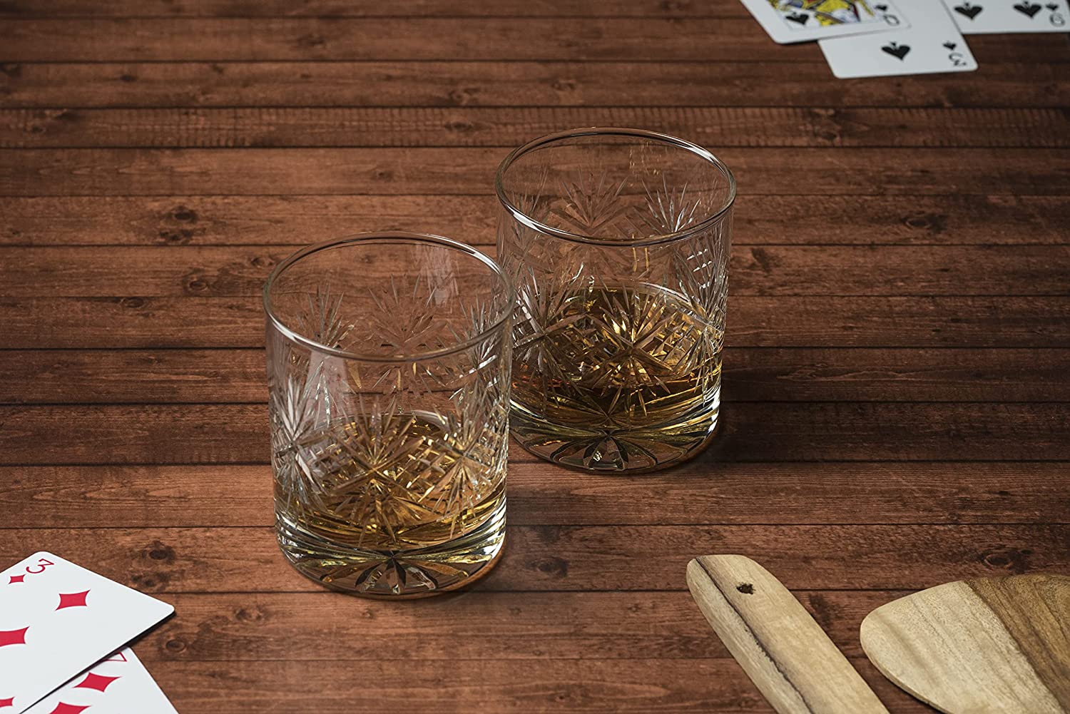 Whiskey Glasses,Set of 2, (290ml) , Turkish Hand Made Design Glasses