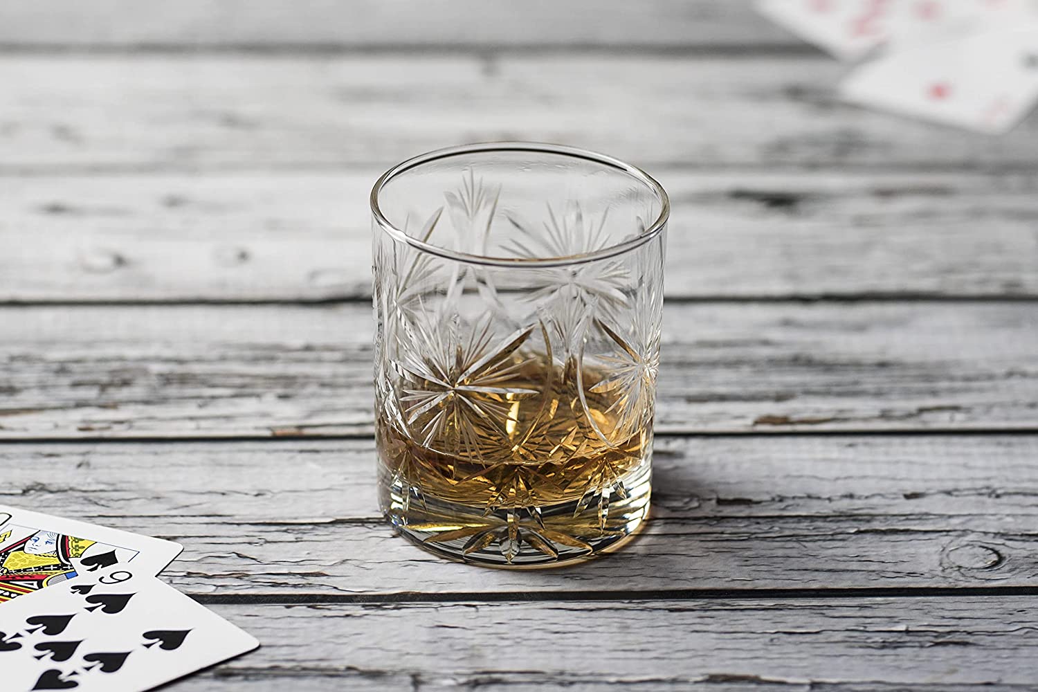 Whiskey Glasses,Set of 2, (290ml) , Turkish Hand Made Design Glasses