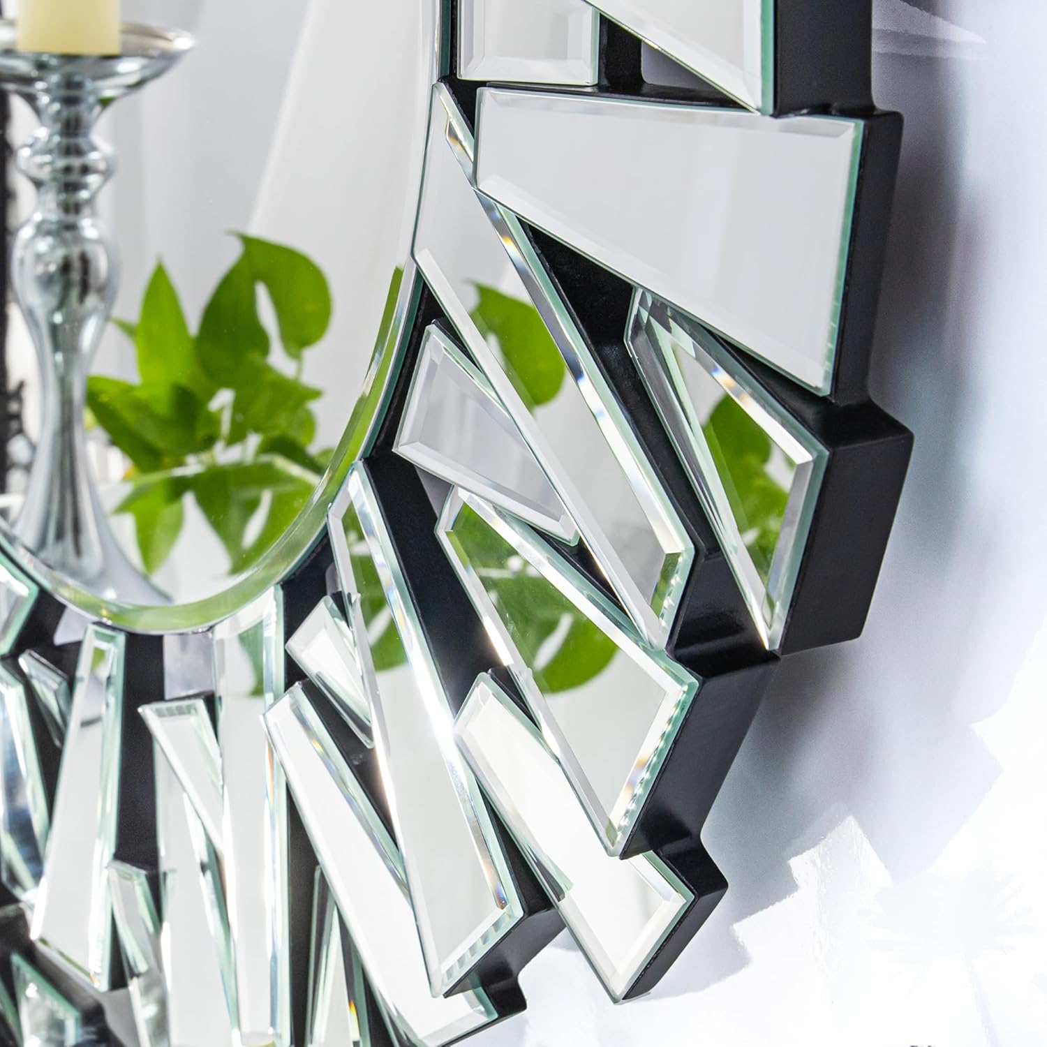 Stereoscopic Irregular Frame Wall Mirror