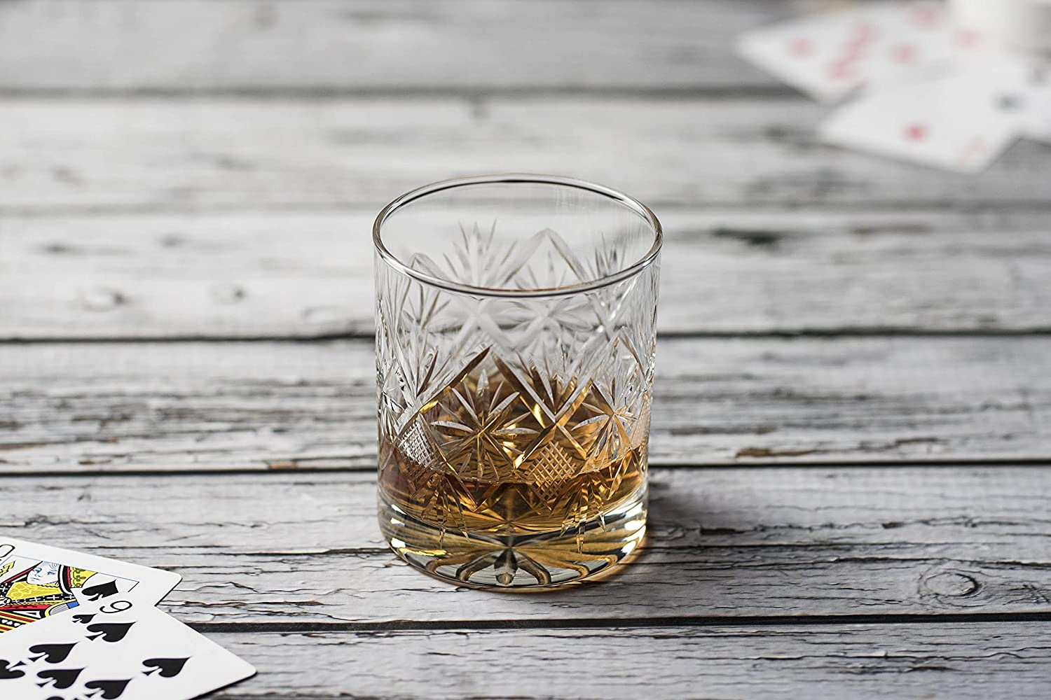 Whiskey Glasses,Set of 2, (290ml) , Turkish Hand Made Design Glasses