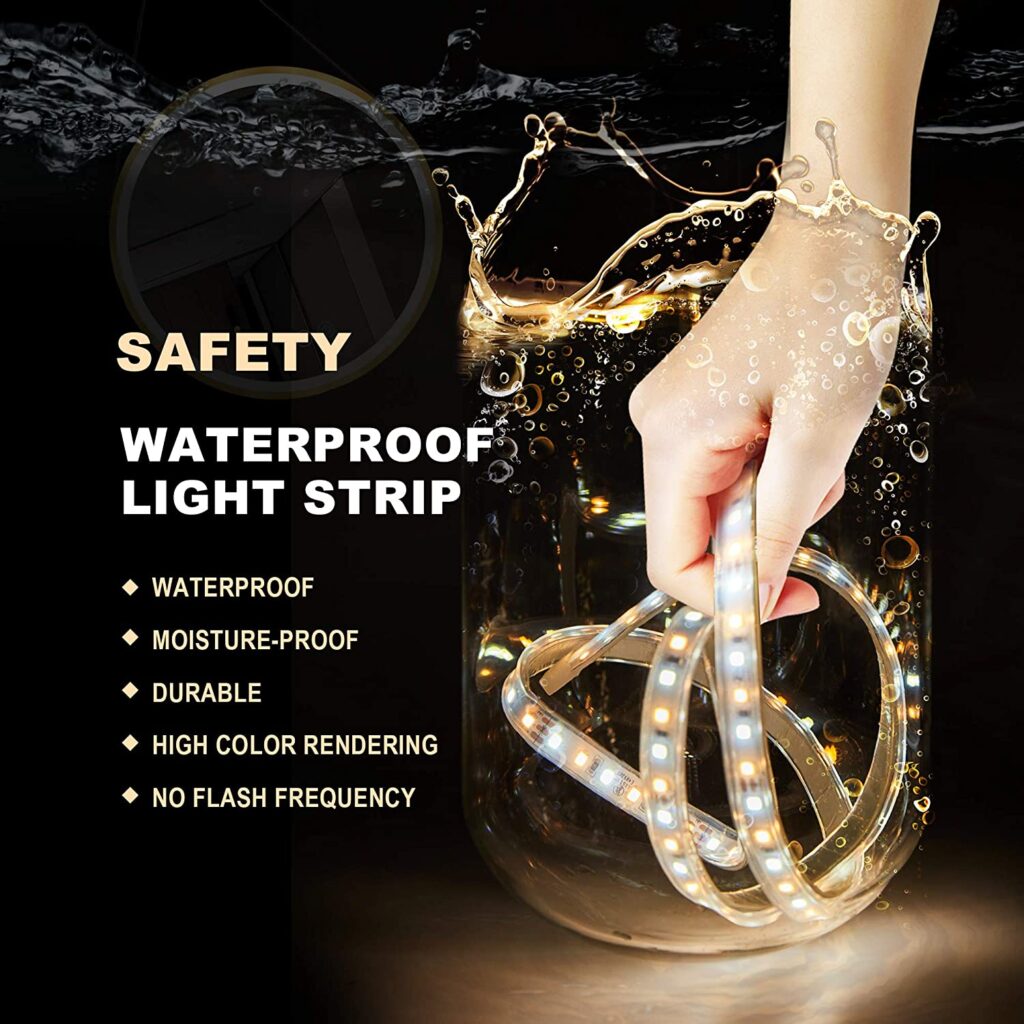 Diamond Crush LED Round Wall Mirror Frontlite