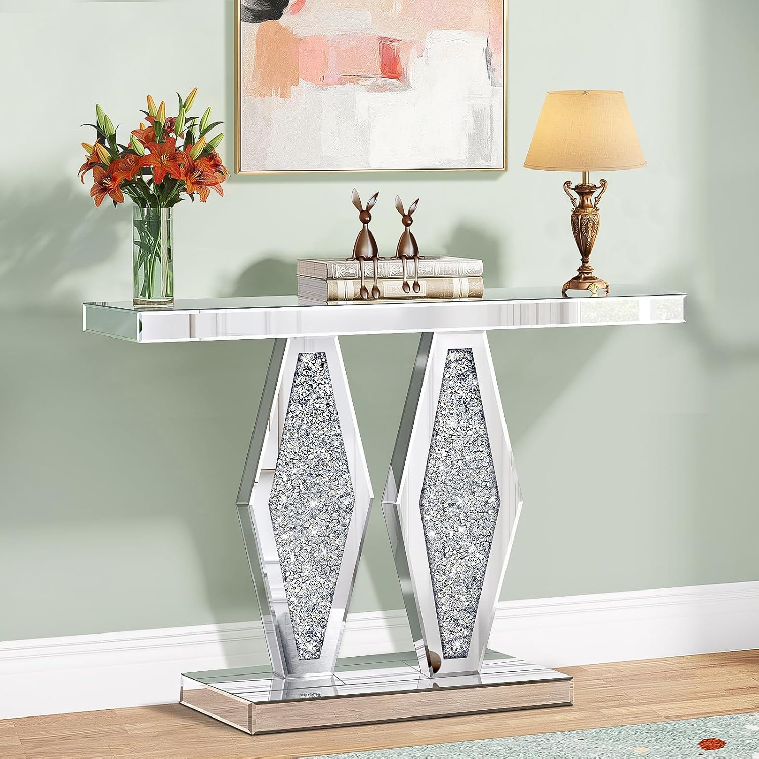 Diamond Crush Console Table
