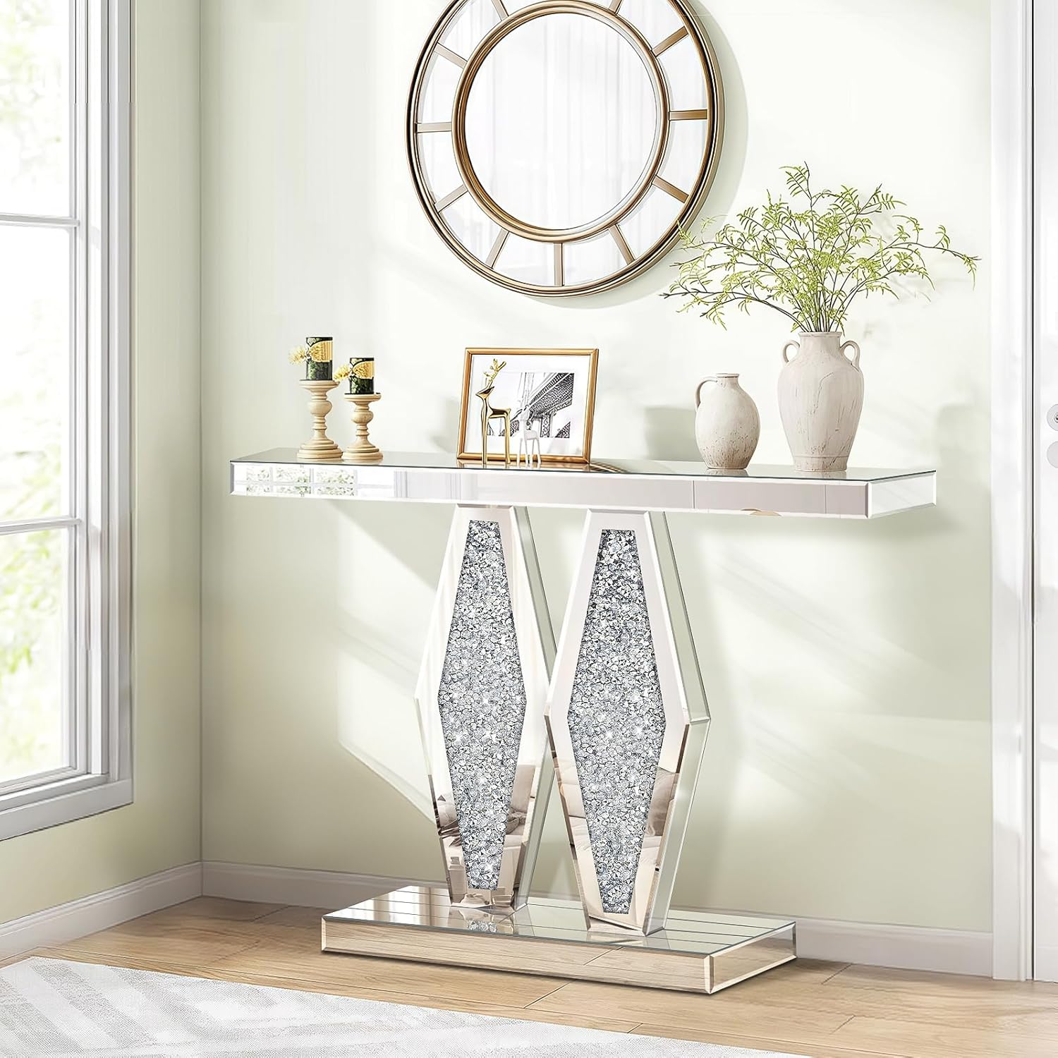 Diamond Crush Console Table