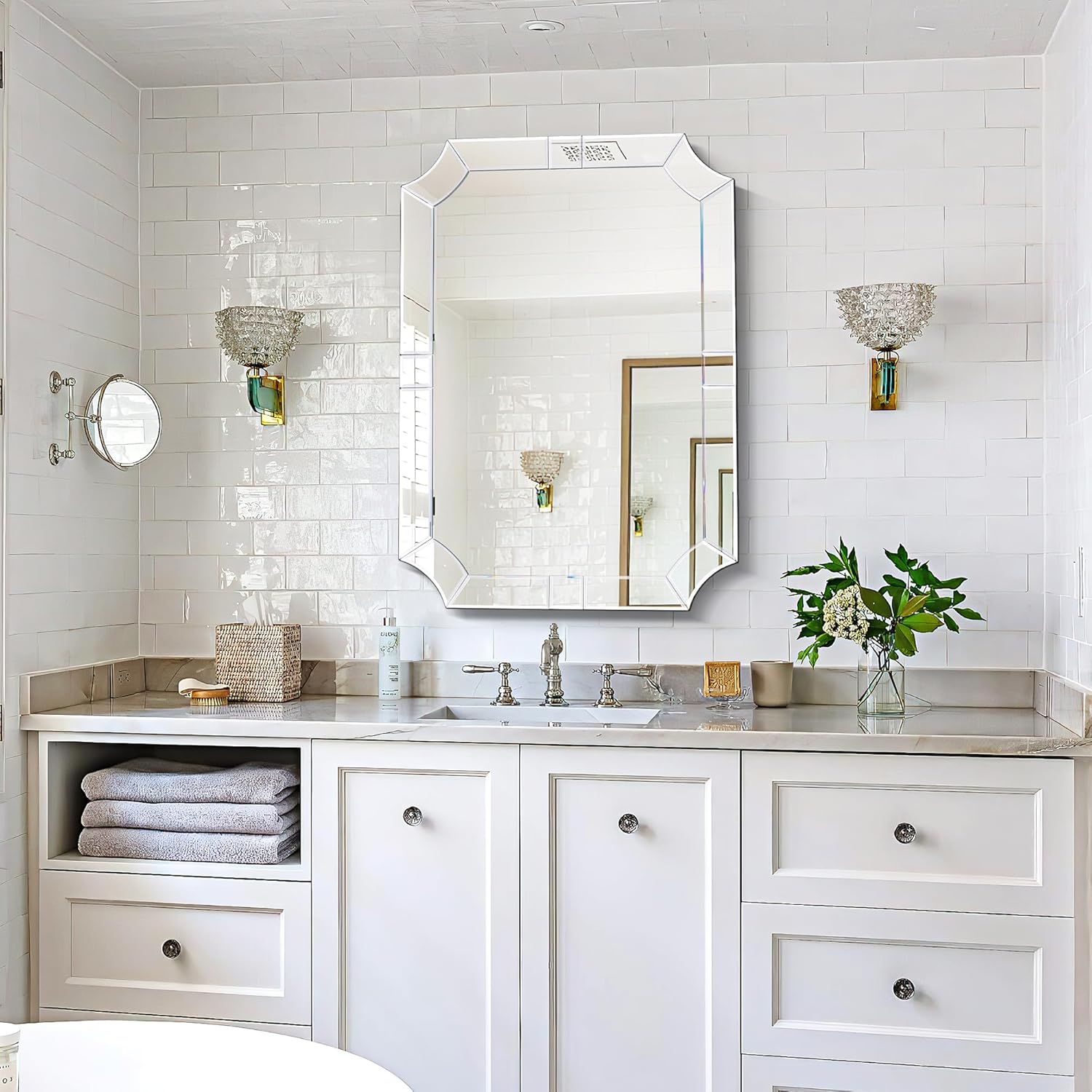 Modern Decorative Wall Mirror 36" x 24"