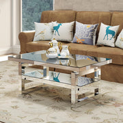 Glass Coffee Table, 39.37" Rectangle