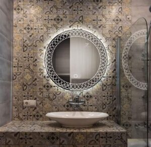 LED Round Scope Wall Mirror Frontlite