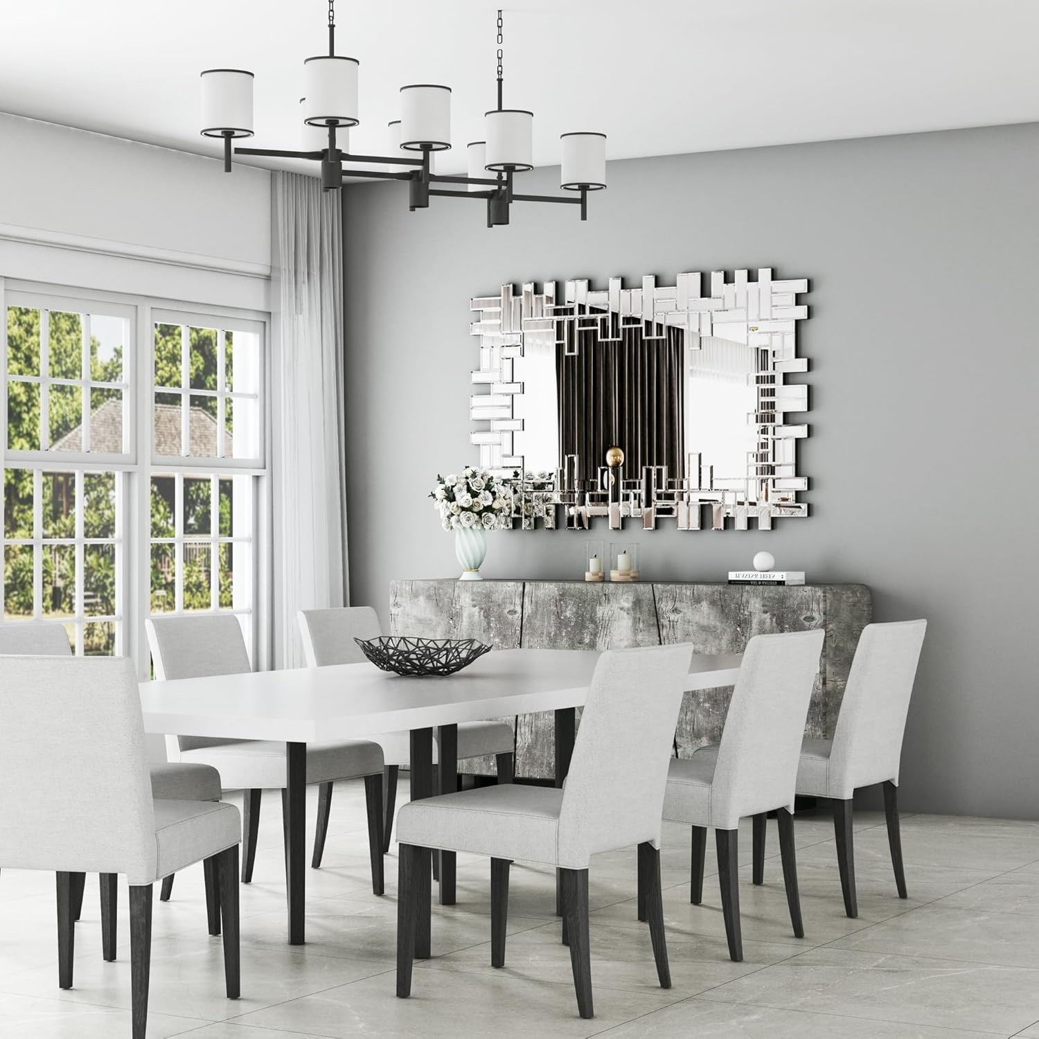 Puzzle Design Decorative Mirror