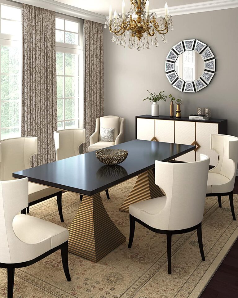 Round Crystal Venetian Mirror 31.5″Dia