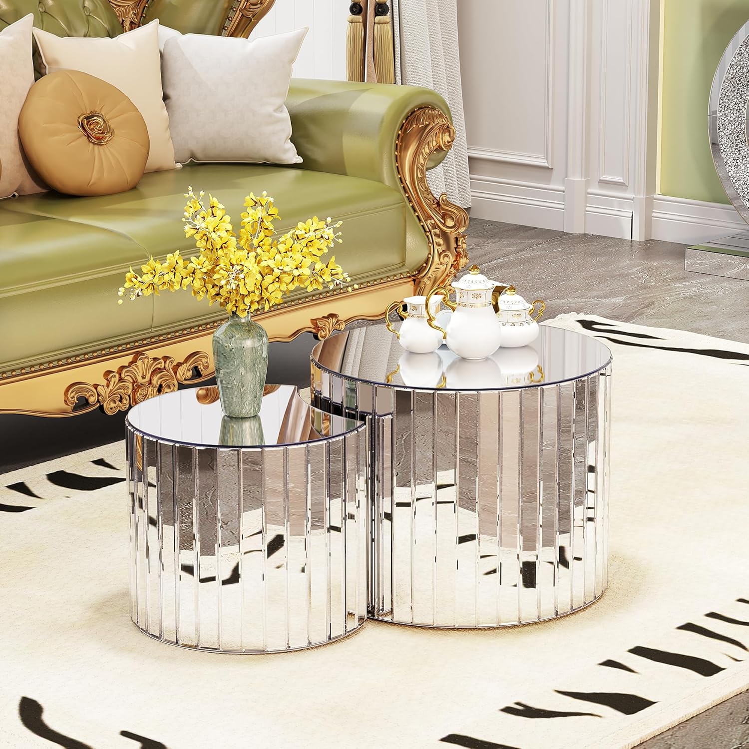 Nesting Coffee Table Set of 2