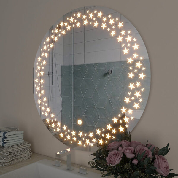 LED Round Star Frontlite Mirror