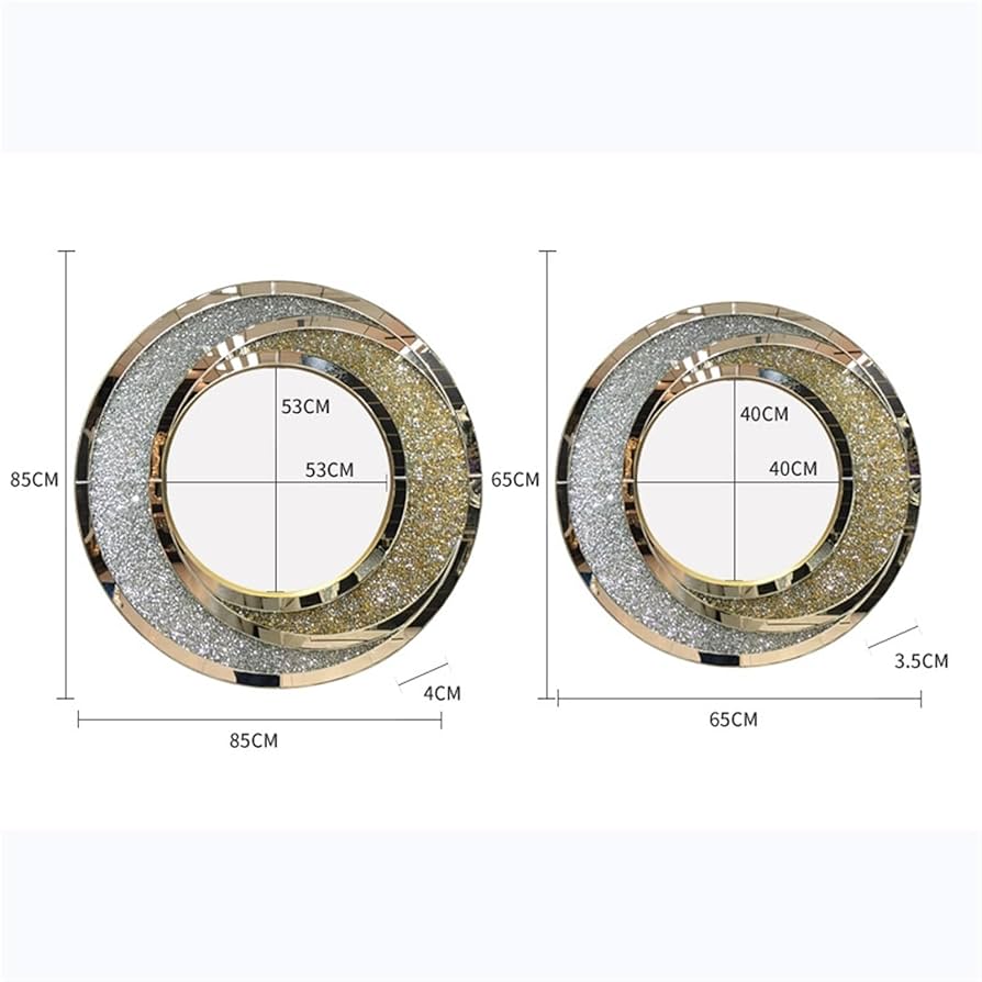 Premium Diamond Crush Crystal Mirror