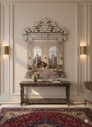 Antique Wall Mirror Venetian-Inspired