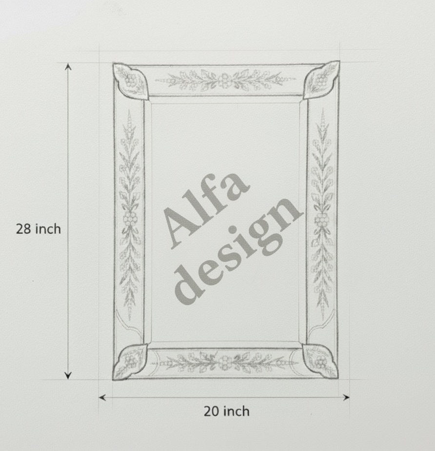 Wall Mirror Venetian-Inspired