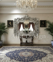 Antique Wall Mirror Italian Venetian-Inspired