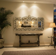 Antique Venetian Crown Wall Mirror