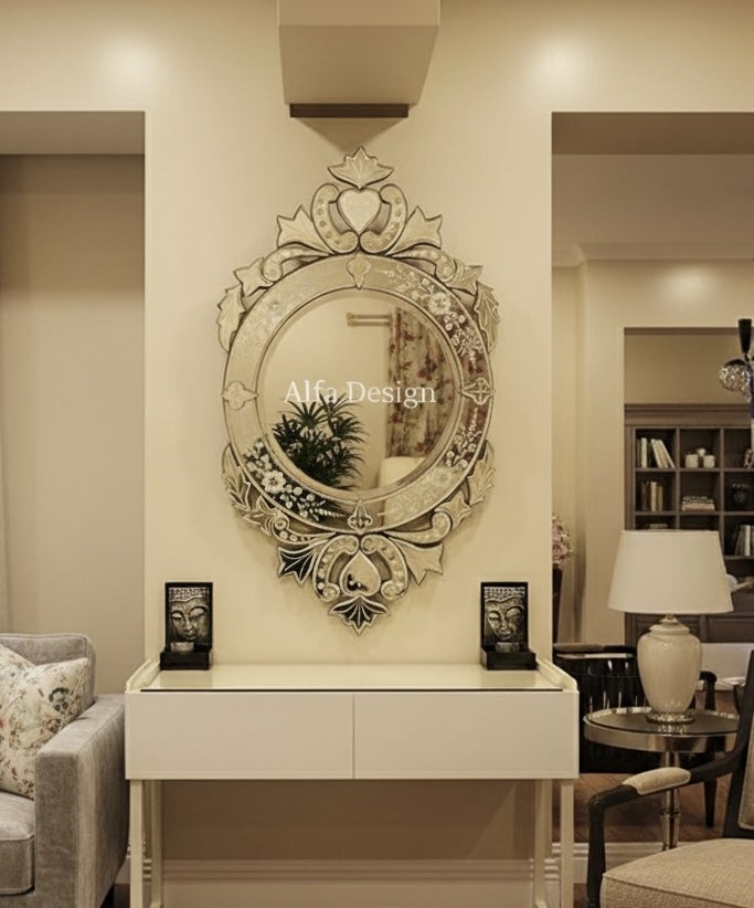 Round Wall Mirror Italian Venetian