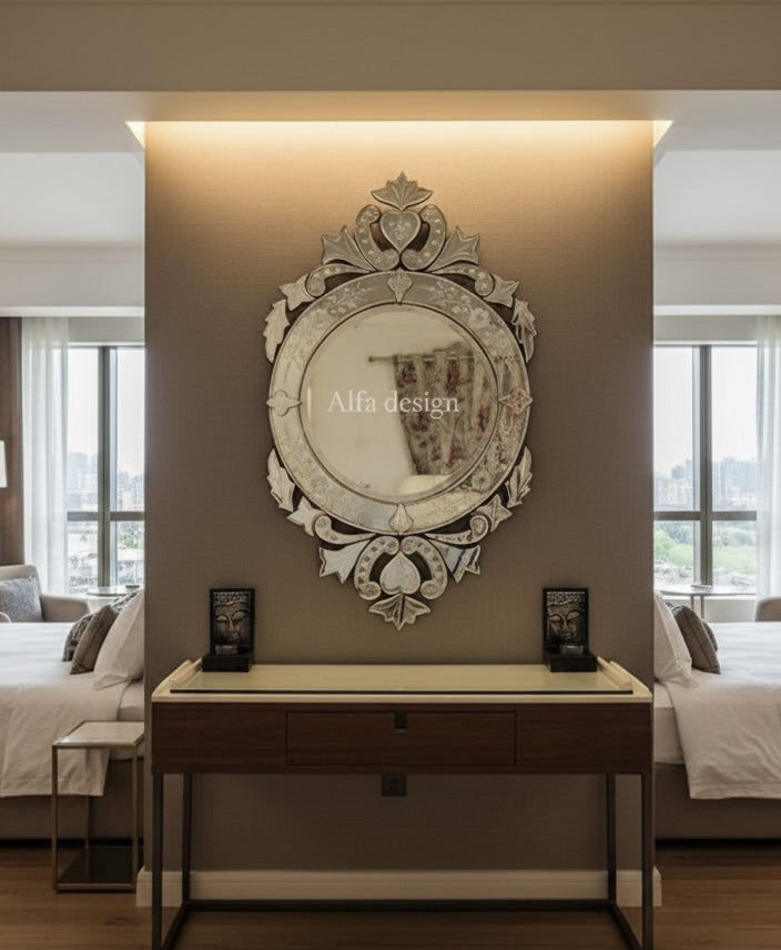 Round Wall Mirror Italian Venetian