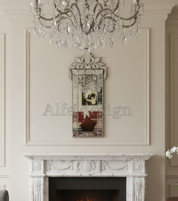 Bird Antique Wall Mirror Italian Venetian