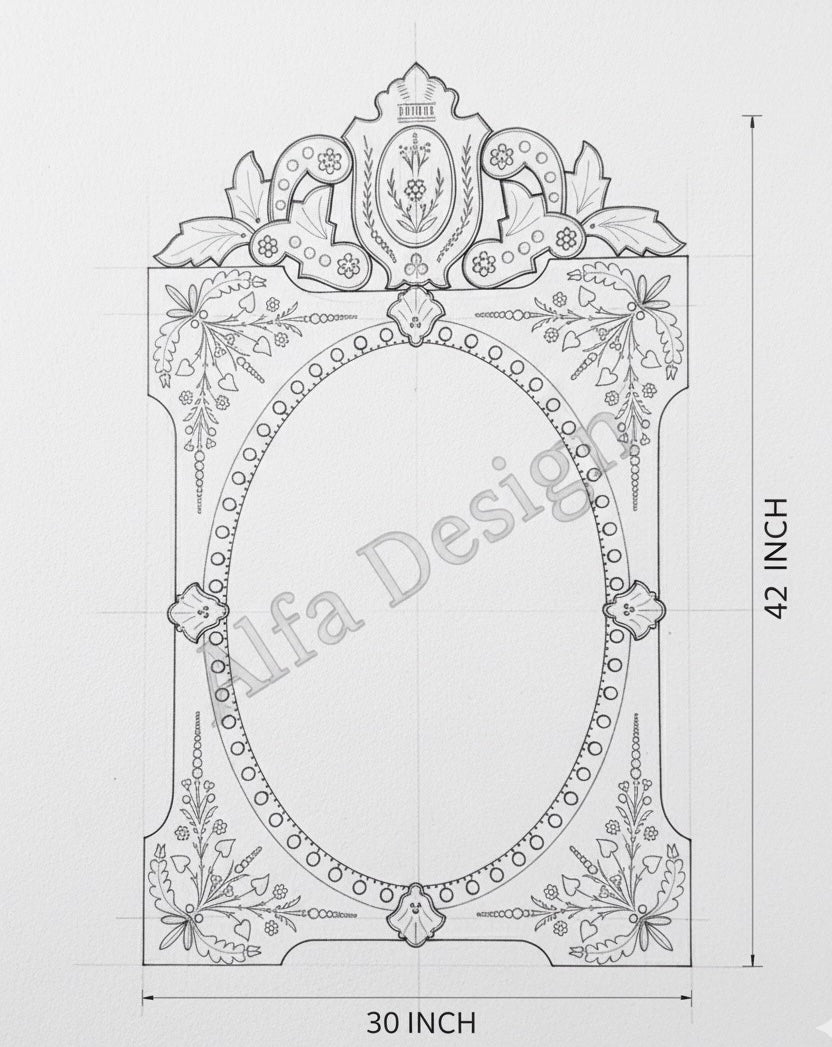 Venetian Mirror Italian Style Wall Mirror