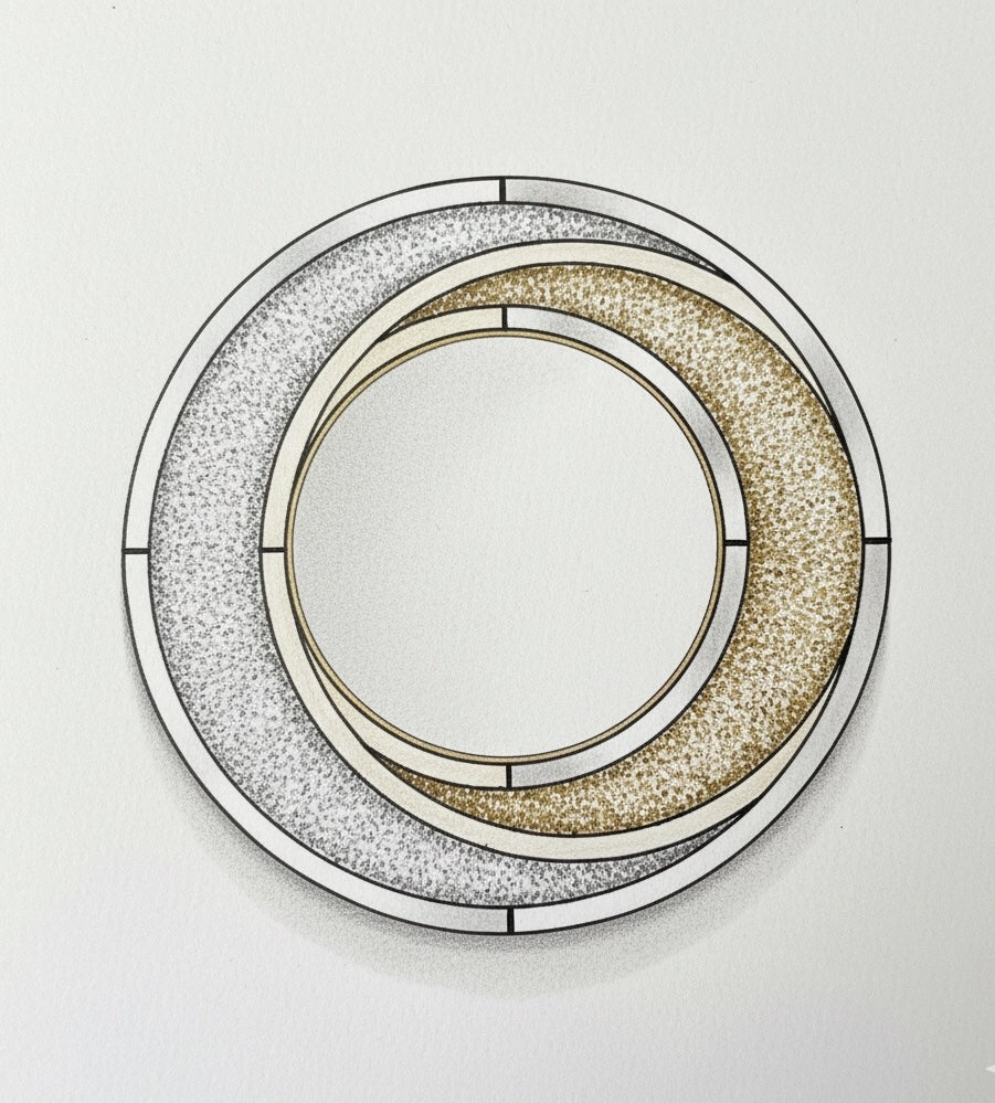 Premium Diamond Crush Crystal Mirror