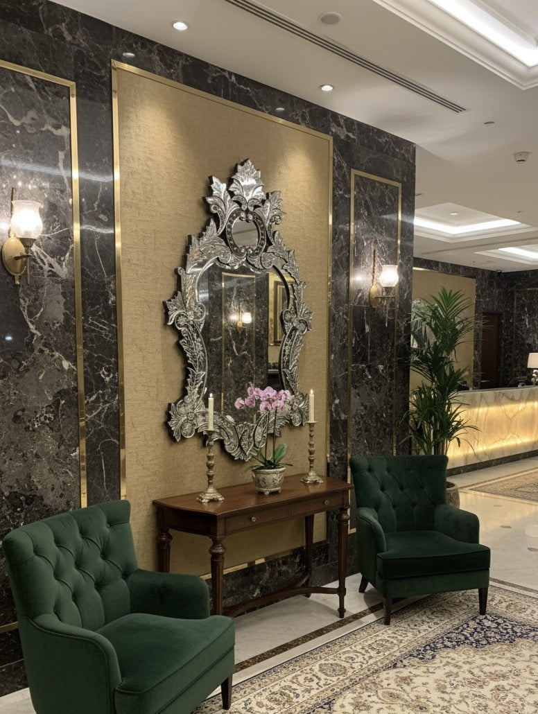 Etlanta Antique Wall Mirror Italian Venetian Mirror