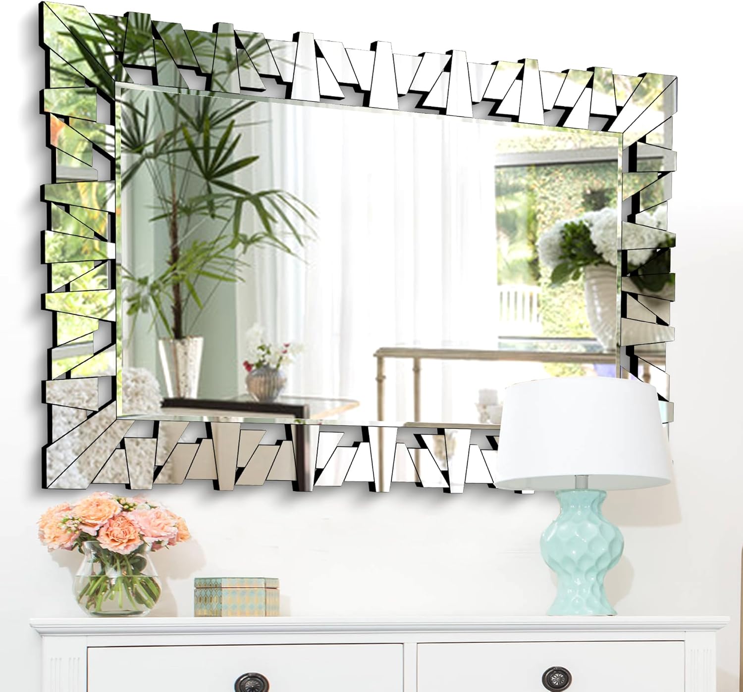 3D Decorative Wall Mirror 36" x 24"