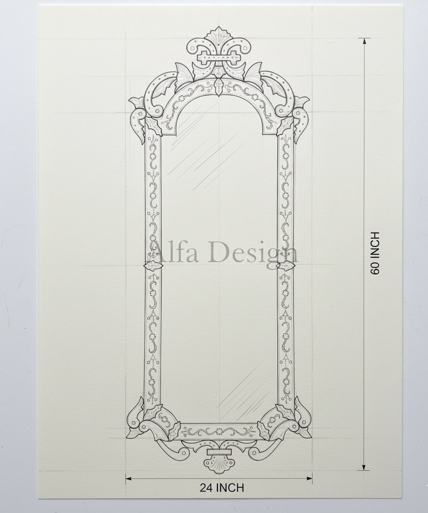 Venetian Mirror Decor for The Living Room