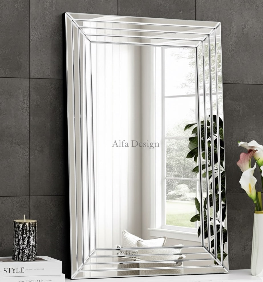 Decorative Mirror for Living Room Decor, 36" x 24" inch