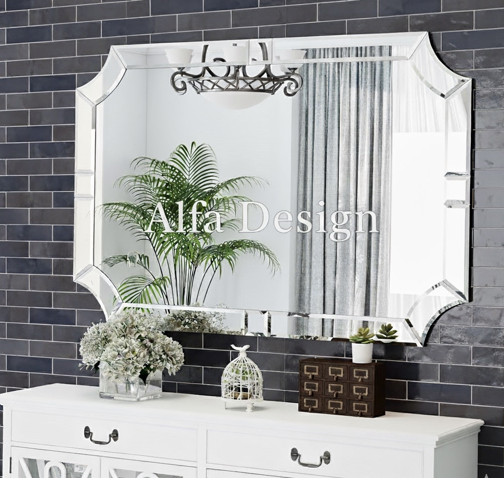 Modern Decorative Wall Mirror 36" x 24"