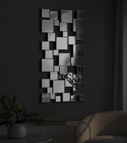 Square Bevelled Decor Mirror For Wall