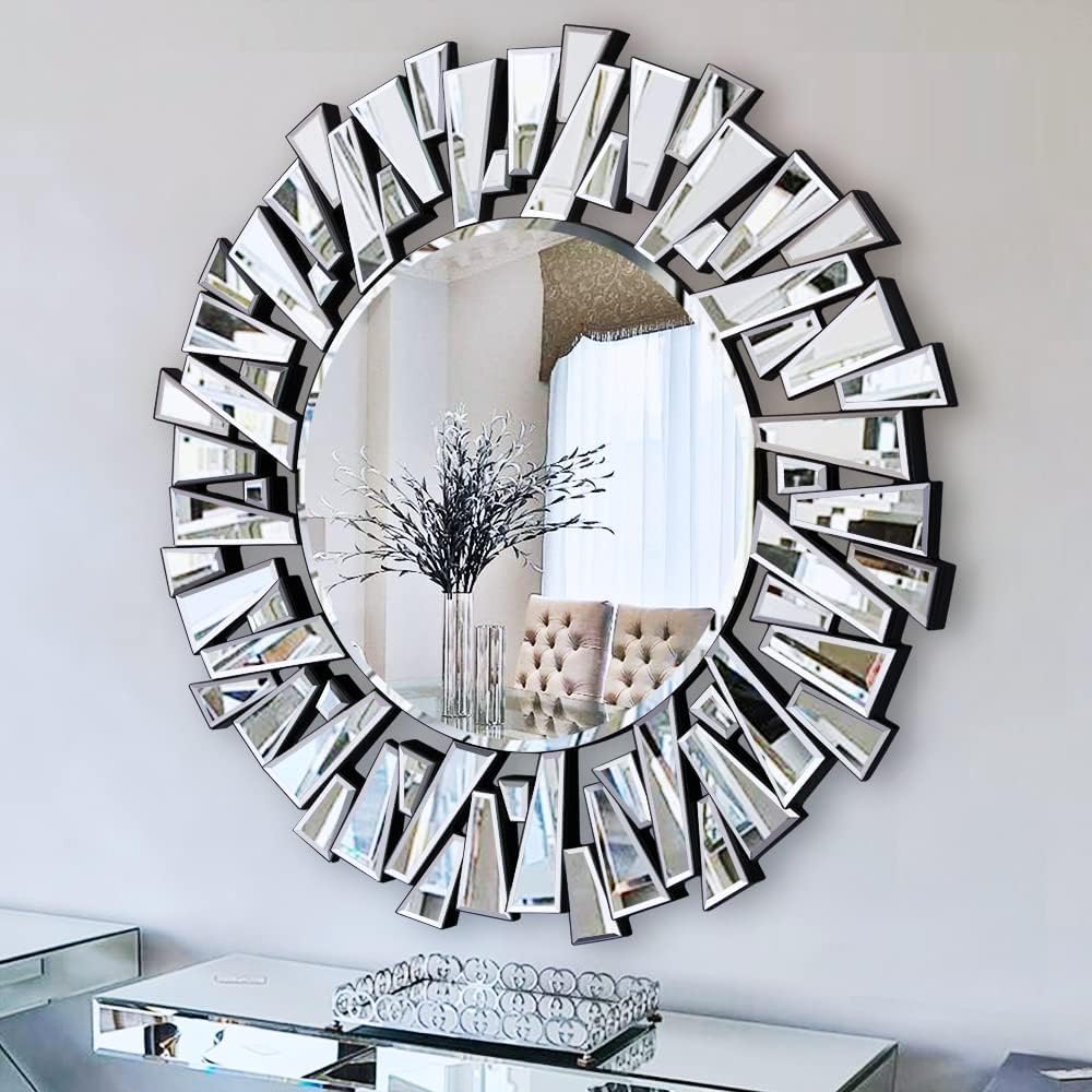 Stereoscopic Irregular Frame Wall Mirror