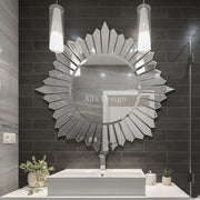 Round Sunburst Venetian Mirror