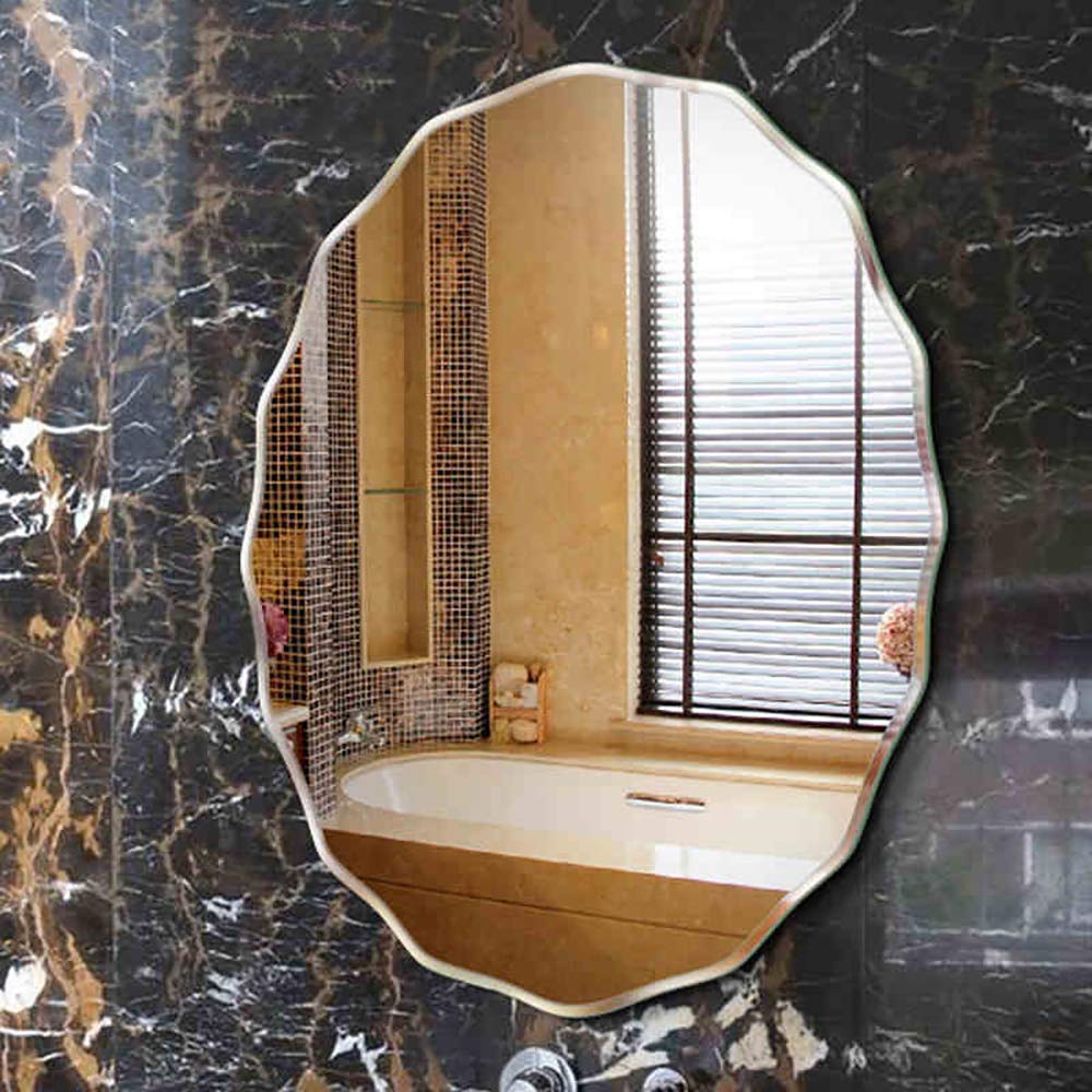 Frameless Bathroom Oval Mirror