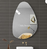 Frameless Bathroom Oval Mirror