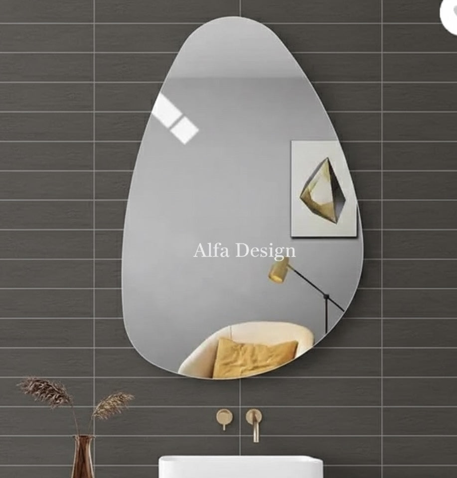 Frameless Bathroom Oval Mirror