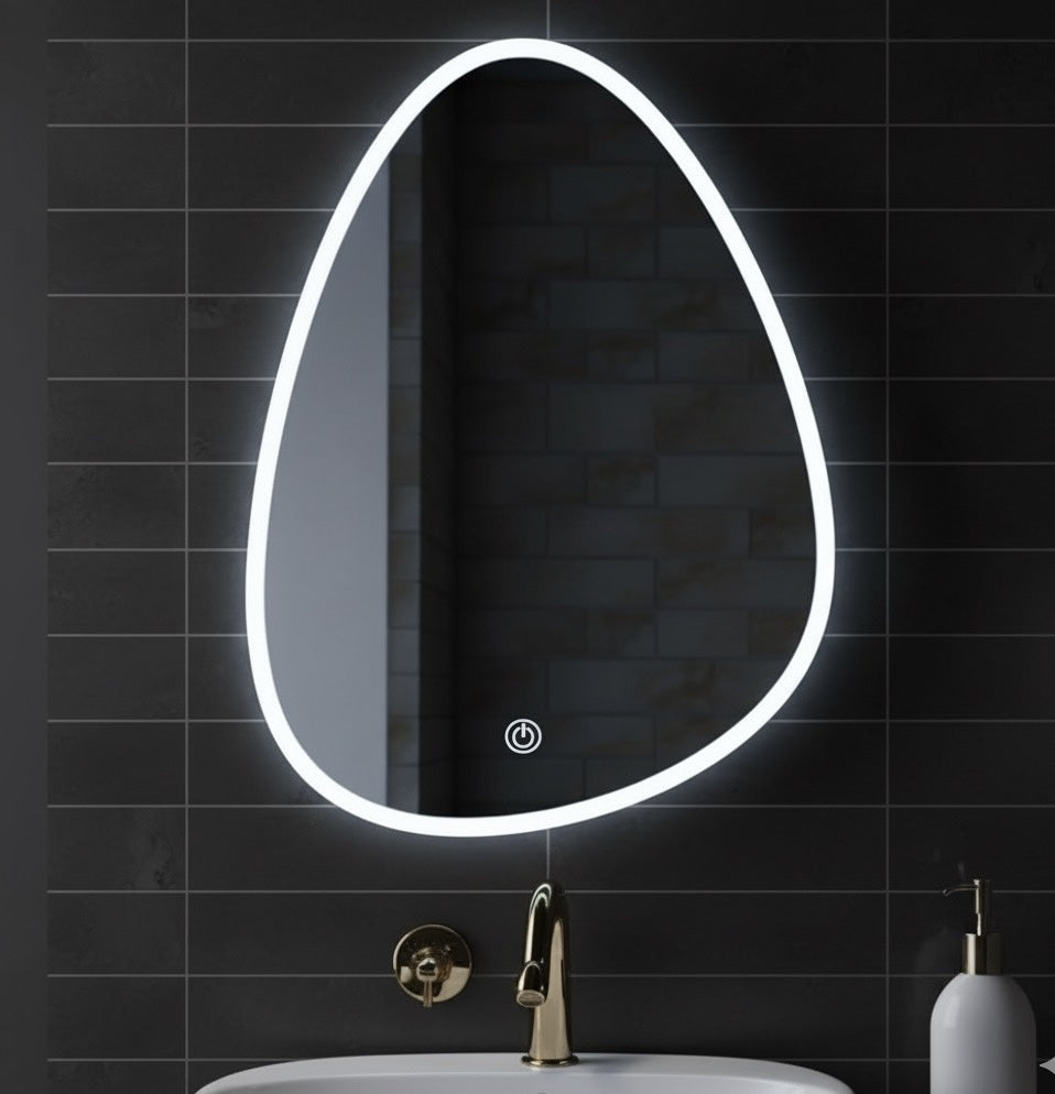 LED Irregular Bathroom Wall Mirror