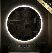 LED Round Fostrate Wall Mirror