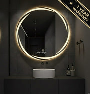 LED Round Fostrate Wall Mirror